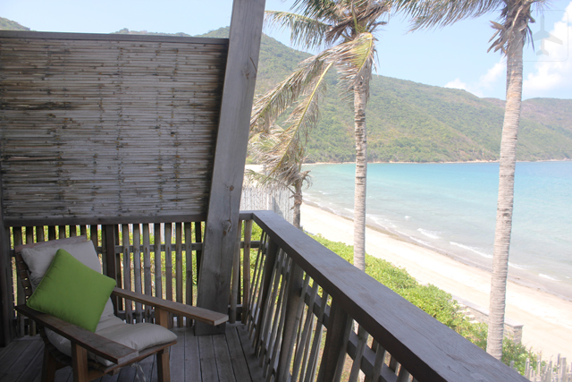 The duplex villa has a balcony where you could lounge and enjoy the soothing sound of the waves.