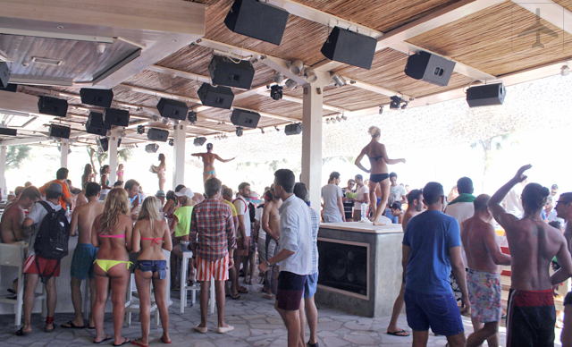 What people wore to Mykonos, which was not much.. heh!